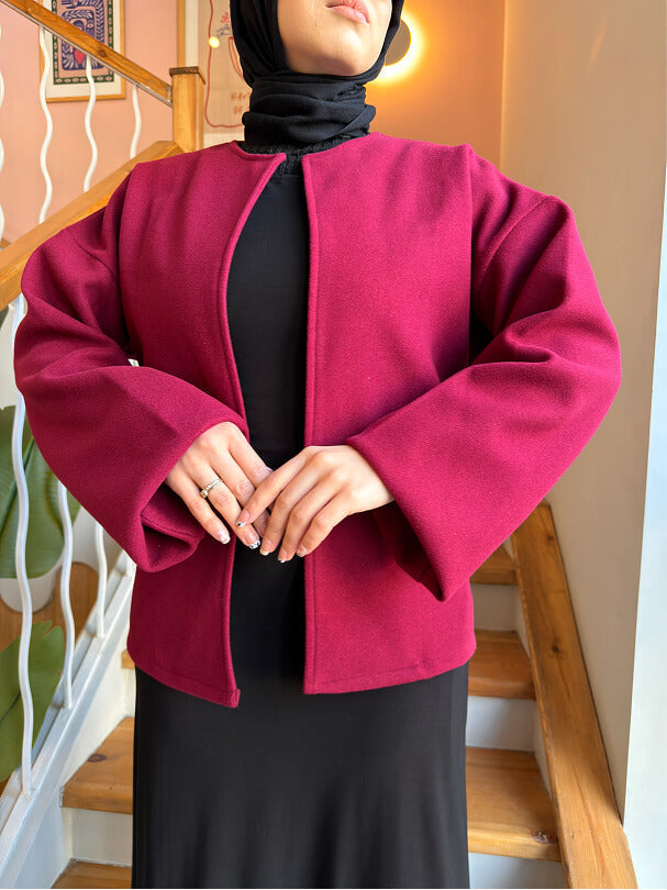 Burgundy Jacket